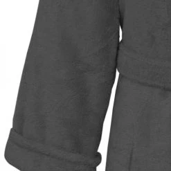 Sensei Maison Peignoirs Et Chaussons De Bain Peignoir Col Chale Coton/modal Anthracite L -Gants de toilette Soldes peignoir col chale coton modal anthracite l 3
