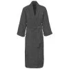 Sensei Maison Peignoirs Et Chaussons De Bain Peignoir Col Chale Coton/modal Anthracite M -Gants de toilette Soldes peignoir col chale coton modal anthracite m