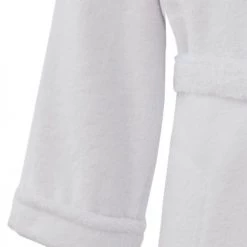 Sensei Maison Peignoirs Et Chaussons De Bain Peignoir Col Chale Coton/modal Blanc M -Gants de toilette Soldes peignoir col chale coton modal blanc m 3