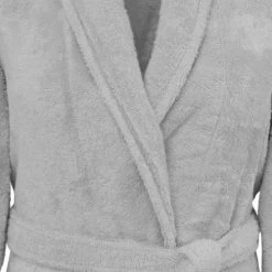 Sensei Maison Peignoirs Et Chaussons De Bain Peignoir Col Chale Coton/modal Glacier M -Gants de toilette Soldes peignoir col chale coton modal glacier m 2