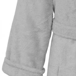 Sensei Maison Peignoirs Et Chaussons De Bain Peignoir Col Chale Coton/modal Glacier S -Gants de toilette Soldes peignoir col chale coton modal glacier s 3