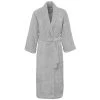 Sensei Maison Peignoirs Et Chaussons De Bain Peignoir Col Chale Coton/modal Glacier XL -Gants de toilette Soldes peignoir col chale coton modal glacier xl