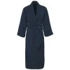 Sensei Maison Peignoirs Et Chaussons De Bain Peignoir Col Chale Coton/modal Indigo L -Gants de toilette Soldes peignoir col chale coton modal indigo l 6
