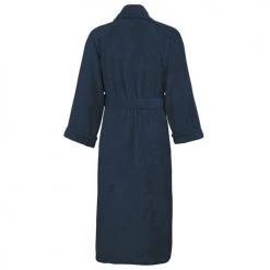 Sensei Maison Peignoirs Et Chaussons De Bain Peignoir Col Chale Coton/modal Indigo L -Gants de toilette Soldes peignoir col chale coton modal indigo l 7