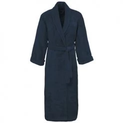 Sensei Maison Peignoirs Et Chaussons De Bain Peignoir Col Chale Coton/modal Indigo M