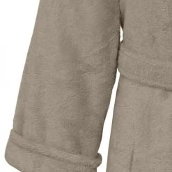 Sensei Maison Peignoirs Et Chaussons De Bain Peignoir Col Chale Coton/modal Mastic L -Gants de toilette Soldes peignoir col chale coton modal mastic l 3