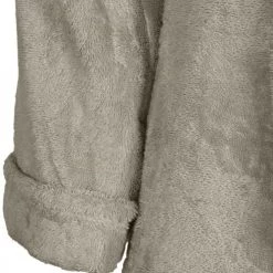 Sensei Maison Peignoirs Et Chaussons De Bain Peignoir Col Chale Coton/modal Mastic L -Gants de toilette Soldes peignoir col chale coton modal mastic l 4