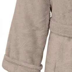 Sensei Maison Peignoirs Et Chaussons De Bain Peignoir Col Chale Coton/modal Sable S -Gants de toilette Soldes peignoir col chale coton modal sable s 3