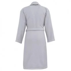 Sensei Maison Peignoirs Et Chaussons De Bain Peignoir Col Chale Double Face 450gr/m² Gris Perle XL -Gants de toilette Soldes peignoir col chale double face 450gr m2 gris perle xl 3