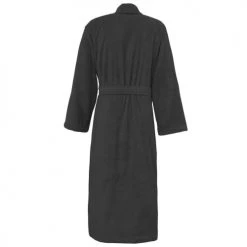 Sensei Maison Peignoirs Et Chaussons De Bain Peignoir Col Châle En Coton Bio Carbone XL -Gants de toilette Soldes peignoir col chale en coton bio carbone xl 1