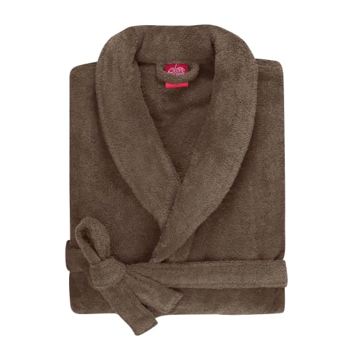 Blanc Cerise Peignoirs Et Chaussons De Bain Peignoir Col Châle En Coton BIO L Café 4 Blanc Cerise Peignoirs Et Chaussons De Bain Peignoir Col Châle En Coton BIO L Café – Image 2