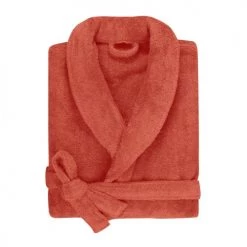 Blanc Cerise Peignoirs Et Chaussons De Bain Peignoir Col Châle En Coton BIO S Terracotta 9 Blanc Cerise Peignoirs Et Chaussons De Bain Peignoir Col Châle En Coton BIO S Terracotta -Gants de toilette Soldes peignoir col chale en coton bio s terracotta 7
