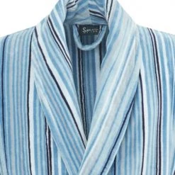 Sensei Maison Peignoirs Et Chaussons De Bain Peignoir Col Châle Velours 420gr/m² M -Gants de toilette Soldes peignoir col chale velours 420gr m2 m 6