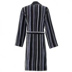 Sensei Maison Peignoirs Et Chaussons De Bain Peignoir Col Châle Velours M -Gants de toilette Soldes peignoir col chale velours m 6