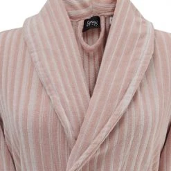 Sensei Maison Peignoirs Et Chaussons De Bain Peignoir Col Châle Velours Milong Nude XS -Gants de toilette Soldes peignoir col chale velours milong nude xs 2