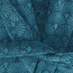 Sensei Maison Peignoirs Et Chaussons De Bain Peignoir Col Chale Velours Milong Petrol XS -Gants de toilette Soldes peignoir col chale velours milong petrol xs 4