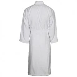 Sensei Maison Peignoirs Et Chaussons De Bain Peignoir Col Kimono Blanc S -Gants de toilette Soldes peignoir col kimono blanc s 2