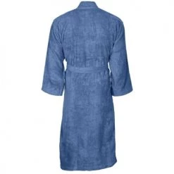 Sensei Maison Peignoirs Et Chaussons De Bain Peignoir Col Kimono Cobalt L -Gants de toilette Soldes peignoir col kimono cobalt l 2