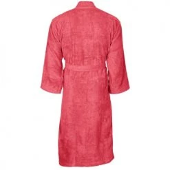 Sensei Maison Peignoirs Et Chaussons De Bain Peignoir Col Kimono Framboise S -Gants de toilette Soldes peignoir col kimono framboise s 2