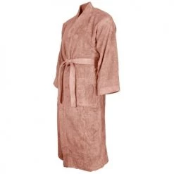 Sensei Maison Peignoirs Et Chaussons De Bain Peignoir Col Kimono Nude S -Gants de toilette Soldes peignoir col kimono nude s 1