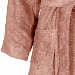 Sensei Maison Peignoirs Et Chaussons De Bain Peignoir Col Kimono Nude S -Gants de toilette Soldes peignoir col kimono nude s 4