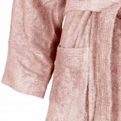 Sensei Maison Peignoirs Et Chaussons De Bain Peignoir Col Kimono Poudre S -Gants de toilette Soldes peignoir col kimono poudre s 4