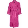 Sensei Maison Peignoirs Et Chaussons De Bain Peignoir Col Kimono Rose Indien M -Gants de toilette Soldes peignoir col kimono rose indien m