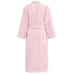 Sensei Maison Peignoirs Et Chaussons De Bain Peignoir Col Kimono Rose XL -Gants de toilette Soldes peignoir col kimono rose xl 1