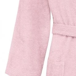 Sensei Maison Peignoirs Et Chaussons De Bain Peignoir Col Kimono Rose XL -Gants de toilette Soldes peignoir col kimono rose xl 2