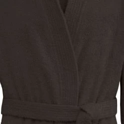 Sensei Maison Peignoirs Et Chaussons De Bain Peignoir Col Kimono Vison M -Gants de toilette Soldes peignoir col kimono vison m 2