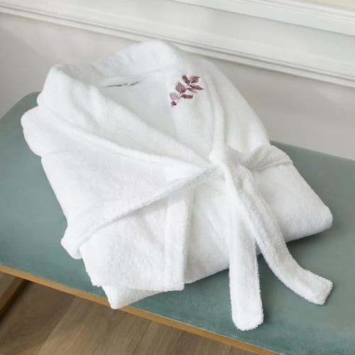 Anne De Solène Peignoirs Et Chaussons De Bain Peignoir Coton Xl Blanc 5 Anne De Solène Peignoirs Et Chaussons De Bain Peignoir Coton Xl Blanc – Image 3