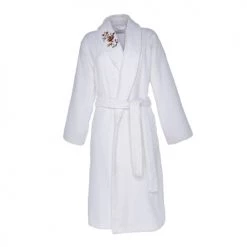 Anne De Solène Peignoirs Et Chaussons De Bain Peignoir Coton Xs Blanc
