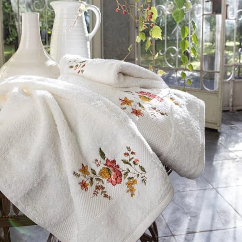 Anne De Solène Peignoirs Et Chaussons De Bain Peignoir Coton Xs Blanc 4 Anne De Solène Peignoirs Et Chaussons De Bain Peignoir Coton Xs Blanc – Image 2