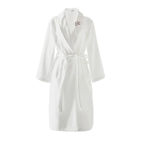 Anne De Solène Peignoirs Et Chaussons De Bain Peignoir Coton Xs Blanc 4 Anne De Solène Peignoirs Et Chaussons De Bain Peignoir Coton Xs Blanc – Image 2