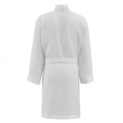 Sensei Maison Peignoirs Et Chaussons De Bain Peignoir Court Nid D'abeille 210gr/m² Blanc XL -Gants de toilette Soldes peignoir court nid d abeille 210gr m2 blanc xl 1