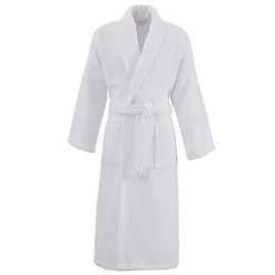 Sensei Maison Peignoirs Et Chaussons De Bain Peignoir De Bain Mixte 420gr/m² Blanc S