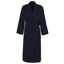 Sensei Maison Peignoirs Et Chaussons De Bain Peignoir De Bain Mixte 420gr/m² Bleu Nuit L