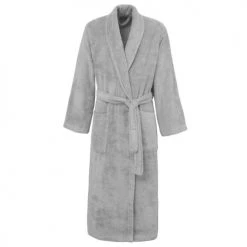 Sensei Maison Peignoirs Et Chaussons De Bain Peignoir De Bain Mixte 420gr/m² Gris Perle M