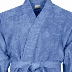 Sensei Maison Peignoirs Et Chaussons De Bain Peignoir De Bain Mixte 420gr/m² Lavande L -Gants de toilette Soldes peignoir de bain mixte 420gr m2 lavande l 3