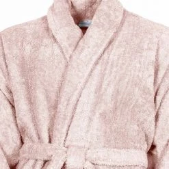 Sensei Maison Peignoirs Et Chaussons De Bain Peignoir De Bain Mixte 420gr/m² Poudre S -Gants de toilette Soldes peignoir de bain mixte 420gr m2 poudre s 3
