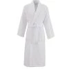 Sensei Maison Peignoirs Et Chaussons De Bain Peignoir De Bain Mixte Col Châle Blanc S -Gants de toilette Soldes peignoir de bain mixte col chale blanc s