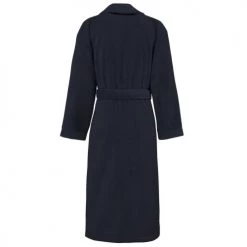 Sensei Maison Peignoirs Et Chaussons De Bain Peignoir De Bain Mixte Col Châle Bleu Nuit S -Gants de toilette Soldes peignoir de bain mixte col chale bleu nuit s 1