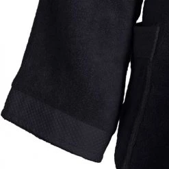 Sensei Maison Peignoirs Et Chaussons De Bain Peignoir De Bain Mixte Col Châle Bleu Nuit XL -Gants de toilette Soldes peignoir de bain mixte col chale bleu nuit xl 4