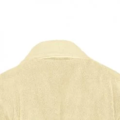 Sensei Maison Peignoirs Et Chaussons De Bain Peignoir De Bain Mixte Col Châle Ecru M -Gants de toilette Soldes peignoir de bain mixte col chale ecru m 1