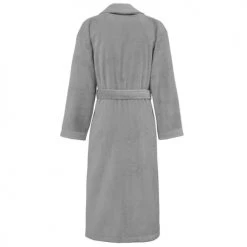 Sensei Maison Peignoirs Et Chaussons De Bain Peignoir De Bain Mixte Col Châle Gris Perle XL -Gants de toilette Soldes peignoir de bain mixte col chale gris perle xl 1