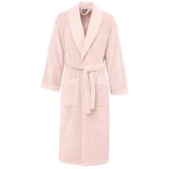 Sensei Maison Peignoirs Et Chaussons De Bain Peignoir De Bain Mixte Col Châle Mûre S -Gants de toilette Soldes peignoir de bain mixte col chale poudre s 5