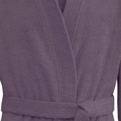 Sensei Maison Peignoirs Et Chaussons De Bain Peignoir De Bain Mixte Col Kimo Myrtille M -Gants de toilette Soldes peignoir de bain mixte col kimo myrtille m 2