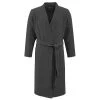 Sensei Maison Peignoirs Et Chaussons De Bain Peignoir En Gaze De Coton Carbone L/XL 2 Sensei Maison Peignoirs Et Chaussons De Bain Peignoir En Gaze De Coton Carbone L/XL -Gants de toilette Soldes peignoir en gaze de coton carbone l xl