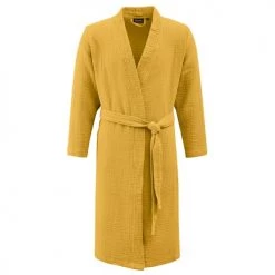 Sensei Maison Peignoirs Et Chaussons De Bain Peignoir En Gaze De Coton Miel S/M