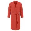 Sensei Maison Peignoirs Et Chaussons De Bain Peignoir En Gaze De Coton Terracota L/XL -Gants de toilette Soldes peignoir en gaze de coton terracota l xl